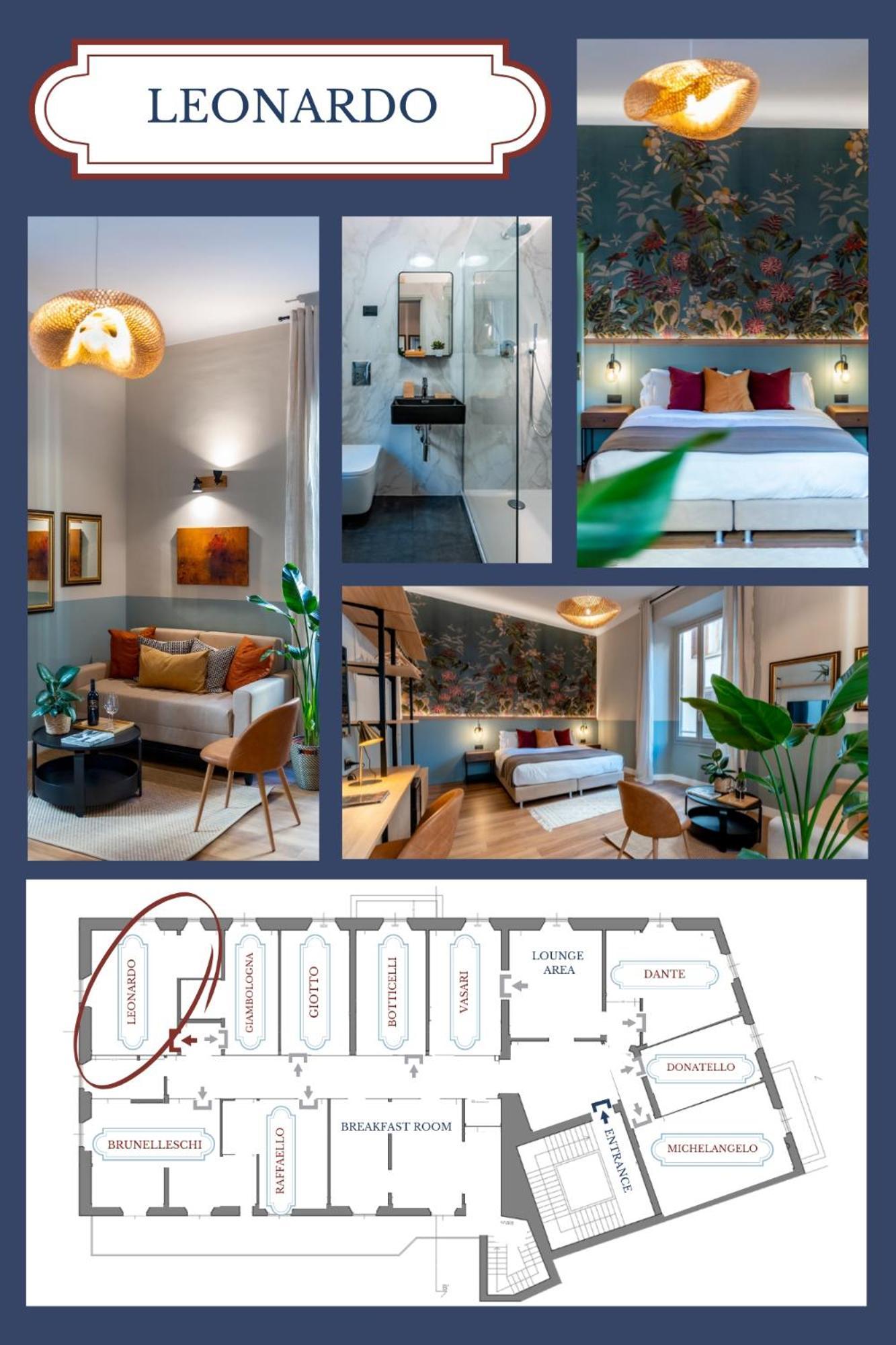فلورنس Terra Artis Guest House الغرفة الصورة